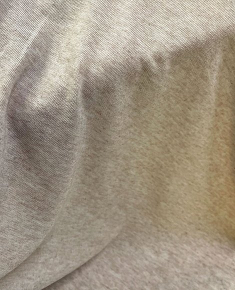 Трикотаж тонкий меланж св.песок