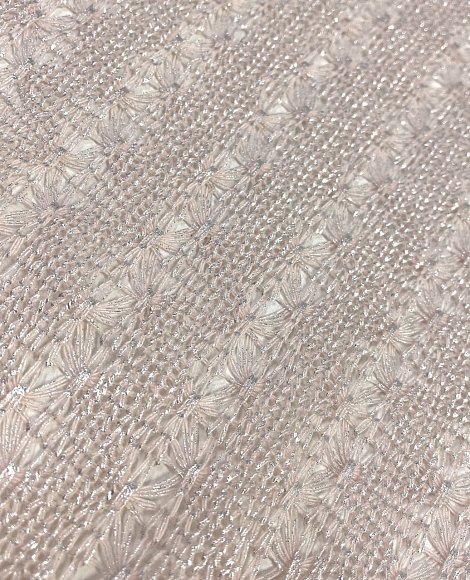 Ажур-трикотаж с напыл.св.розовый\серебро